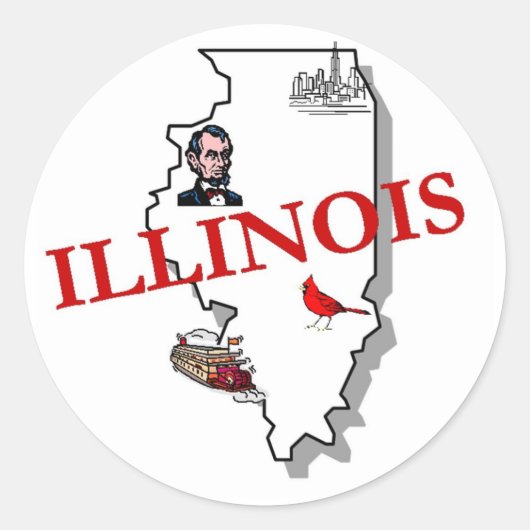 Illinois Sticker (Voorkant)