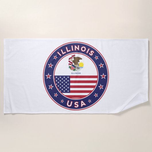 Illinois Strandlaken (Voorkant)