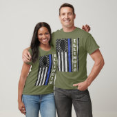 Illinois Thin Blue Line Police Week USA Vlag Cop T-shirt (Unisex)