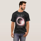 ILLINOIS Totale zonsverduistering 8 april 2024 T-shirt (Voorkant volledig)