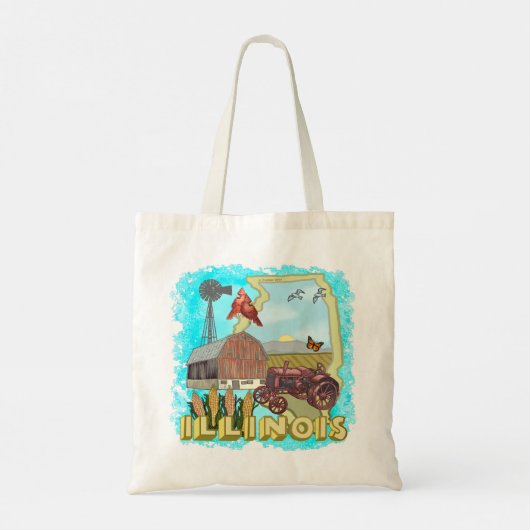 Illinois Tote Bag (Achterkant)