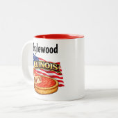 Illinois Tweekleurige Mok (Voorkant links)
