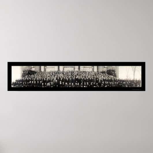 Illinois University Students Photo 1909 Poster (Voorkant)