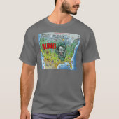 Illinois USA Map T-shirt (Voorkant)