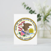 Illinois, Verenigde Staten Briefkaart (Staand voorkant)