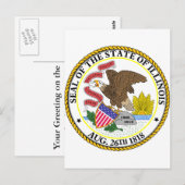 Illinois, Verenigde Staten Briefkaart (Voorkant / Achterkant)