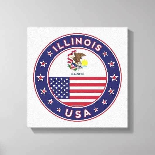 Illinois, Verenigde Staten, Illinois canvas, poste Canvas Afdruk (Voorkant)