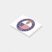 Illinois, Verenigde Staten, Illinois t-shirt Post-it® Notes (Schuin)