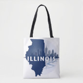 Illinois Verenigde Staten Tote Bag (Voorkant)