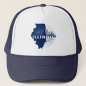 Illinois Verenigde Staten Trucker Pet (Voorkant)