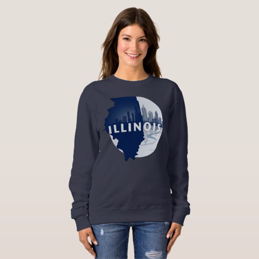 Illinois Verenigde Staten Trui (Voorkant volledig)