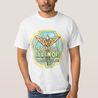 Illinois Verpleegster Caduceus T-Shirt