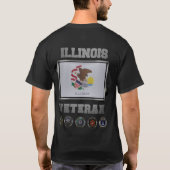 Illinois Veteran Tshirt (Achterkant)