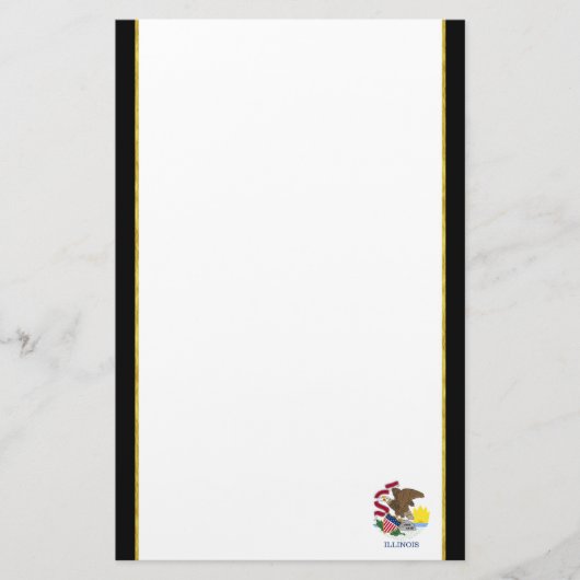 Illinois vlag briefpapier (Voorkant)