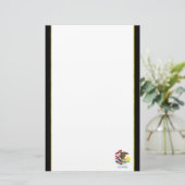 Illinois vlag briefpapier (Staand voorkant)