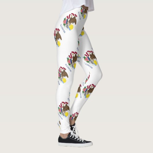 Illinois vlag leggings (Rechts)