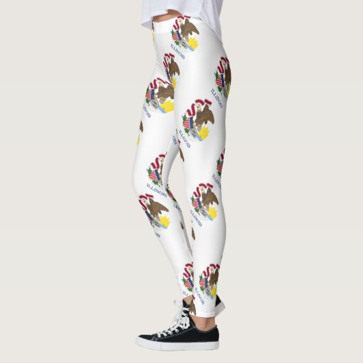 Illinois vlag leggings (Links)