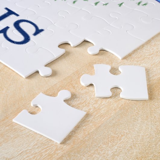 Illinois vlag legpuzzel (Zijkant)