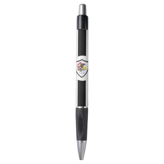 Illinois vlag pen (Voorkant Verticaal)