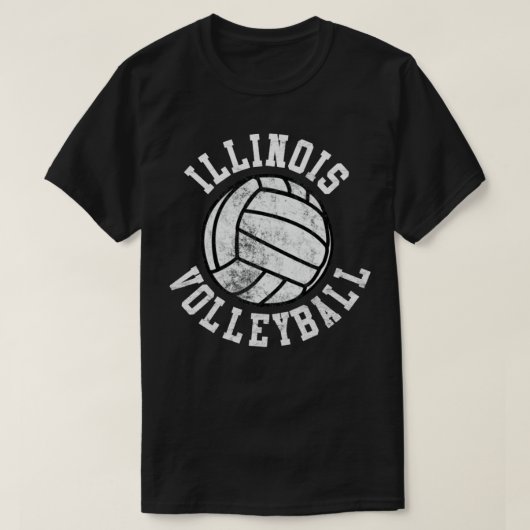 Illinois Volleyball T-shirt (Design voorkant)