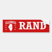 ILLINOIS VOOR RAND PAUL BUMPERSTICKER (Voorkant)