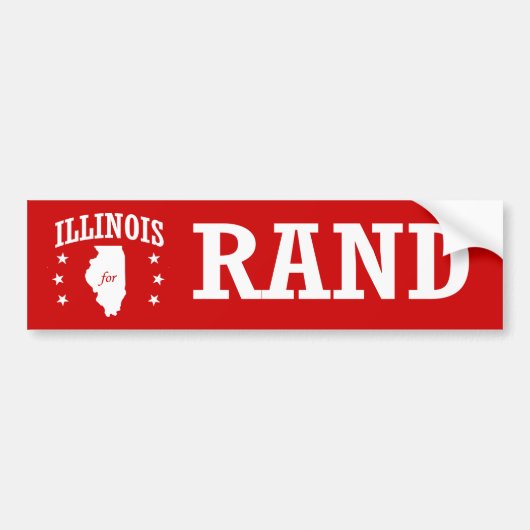 ILLINOIS VOOR RAND PAUL BUMPERSTICKER (Voorkant)