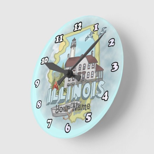 Illinois Vuurtoren klok (Hoek)