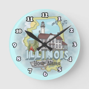 Illinois Vuurtoren klok
