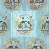 Illinois Vuurtoren Stof (Delen)