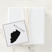 Illinois Welcome Bag Gift Label voor Wedding Weeke (In situ)