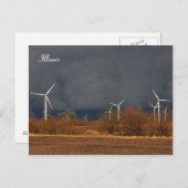 Illinois Windmills Briefkaart (Voorkant / Achterkant)