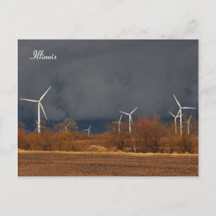 Illinois Windmills Briefkaart