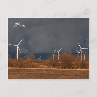 Illinois Windmills Briefkaart
