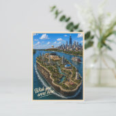 Illinois | Wish You Were Here | State Serie Briefkaart (Staand voorkant)