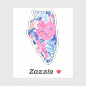 Illinois - Zomerse Sticker - Lilly Inspired (Vel)