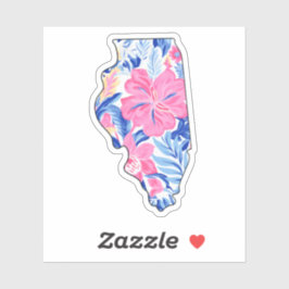 Illinois - Zomerse Sticker - Lilly Inspired