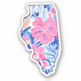 Illinois - Zomerse Sticker - Lilly Inspired
