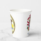 Illinoisan Flag & Seal, Flag of Illinois Papieren Bekers (Rechts)