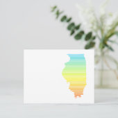 illinoischill fade briefkaart (Staand voorkant)