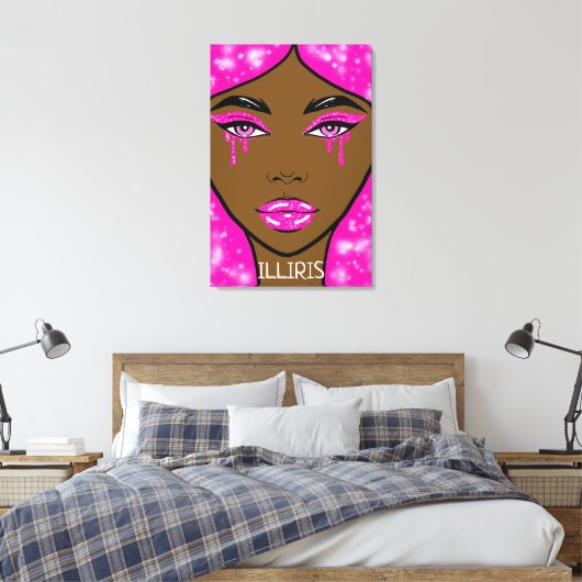ILLIRIS CANVAS PRINT (Insitu (Slaapkamer))