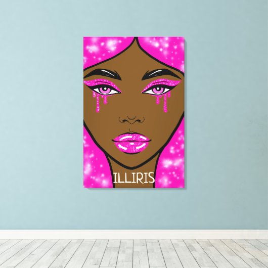 ILLIRIS CANVAS PRINT (Insitu (Houten vloer))