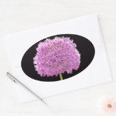 Illium Summer Spring Flower - Irish Design Ovale Sticker (Envelop)