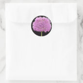 Illium Zomer Lente Bloem -Iers Ontwerp Ronde Sticker (Tas)