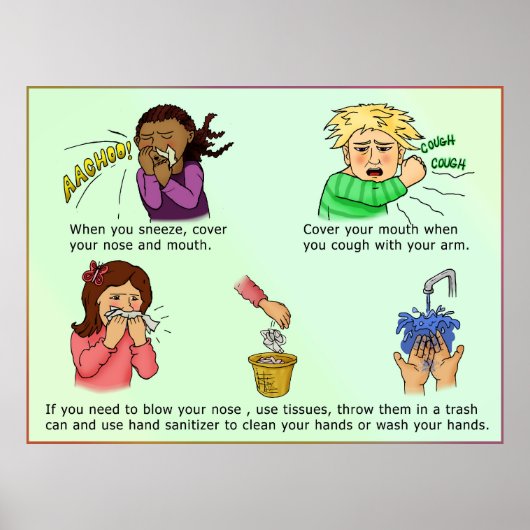 Illness Advice Poster (Voorkant)