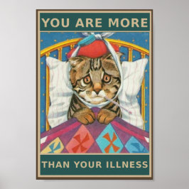 Illness quote  poster