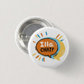 Illo Chat Logo Button (Voorkant /achterkant)