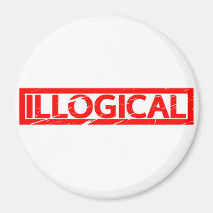 Illogische Stempel Magneet