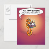 Illow Sinaasappel - Happy Birthday Briefkaart (Voorkant / Achterkant)