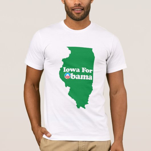 Illowa voor Obama T-shirt (Voorkant)
