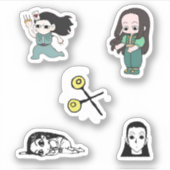 illumi zoldyck hunter x hunter animatie sticker pa (Voorkant)